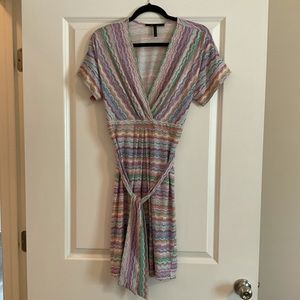 BCBG mini dress colorful